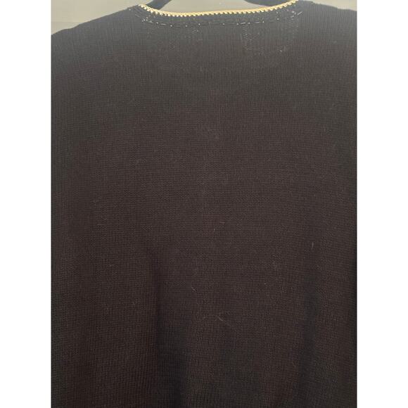 Heirloom Collectibles Cardigan Sweater M Ramie Cotton Embroidered Beaded vintage - Picture 9 of 13